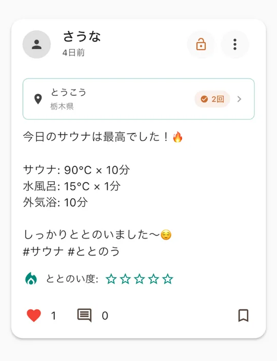 サウナシェア