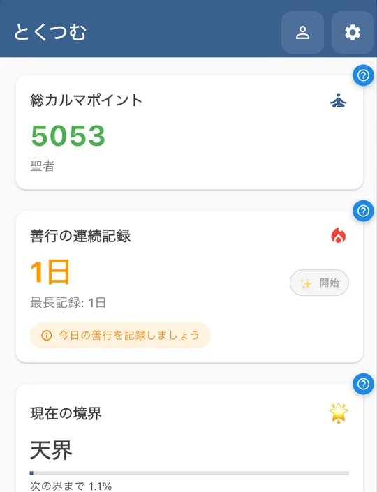 とくつむ